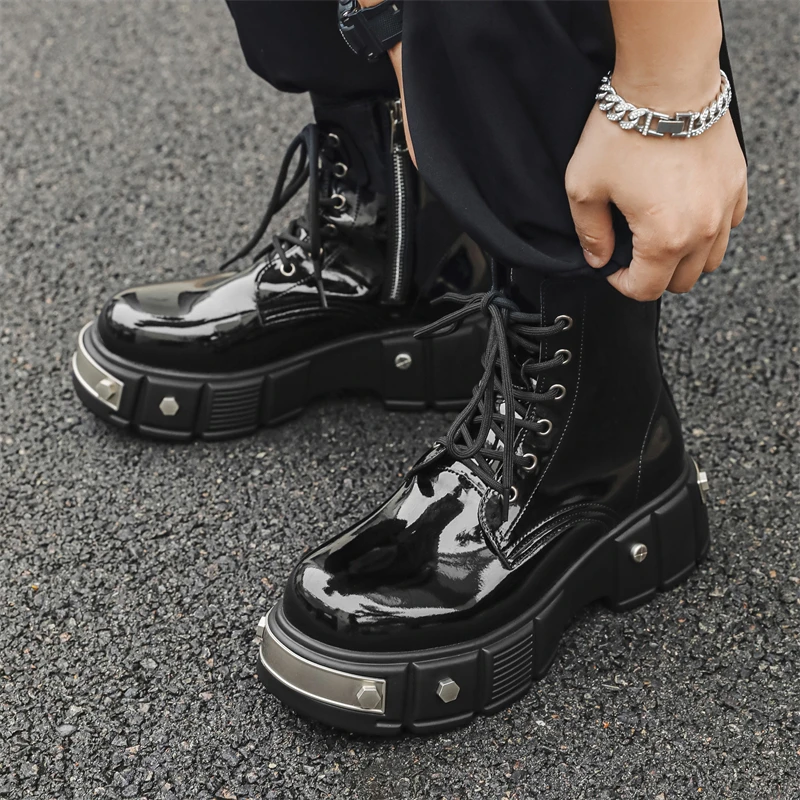 men's casual punk goth dress p - Men'S Shoes Dress Casual recension och pris