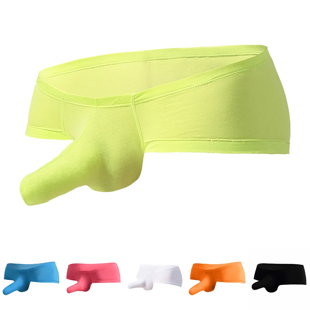 

Fashionable Men's Briefs Boxers Comfortable Boxer Orange Breathable Boxers Brand New Item Classic Style Modal Fabric