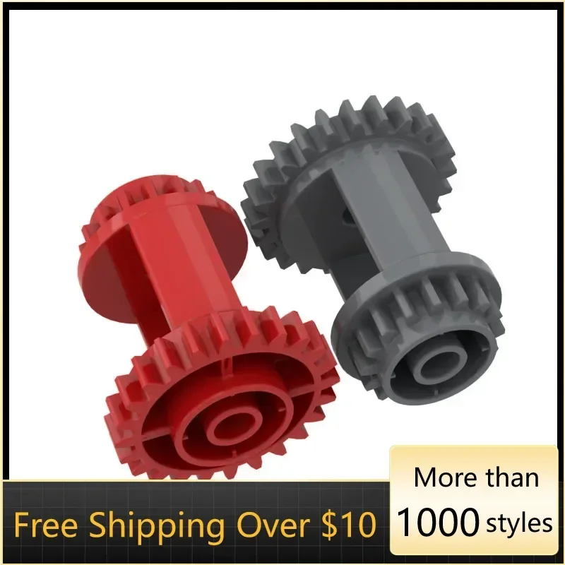 10 個ハイテク組み立て粒子 6573 ギア差動 24-16 歯レンガビルディングブロックキット交換部品おもちゃ子供のため