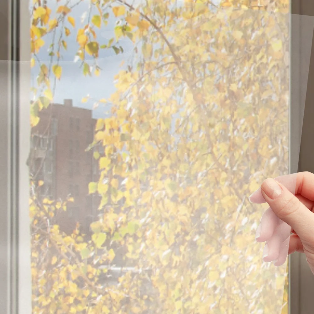 1 ورقة فيلم زجاجي مقاوم للانفجار واقي نافذة شفاف مقاوم للكسر لفيلم حماية أمان الباب الزجاجي #2