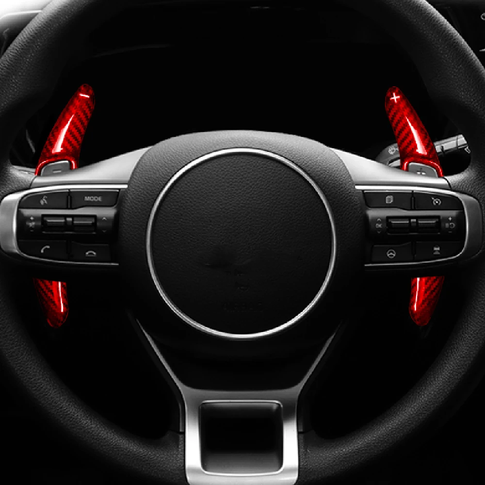 

Real Carbon Fiber Steering Wheel Paddle Shifter For Tuning Kia Sportage NQ5 2022-2026 Gear Shift Tuning Car Extension LHD RHD