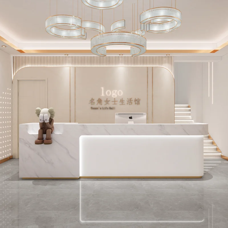 

Современные модные стойки регистрации Простой магазин одежды Атмосфера Ретро стойки регистрации Офисная мебель Meja========imaan YS40CC