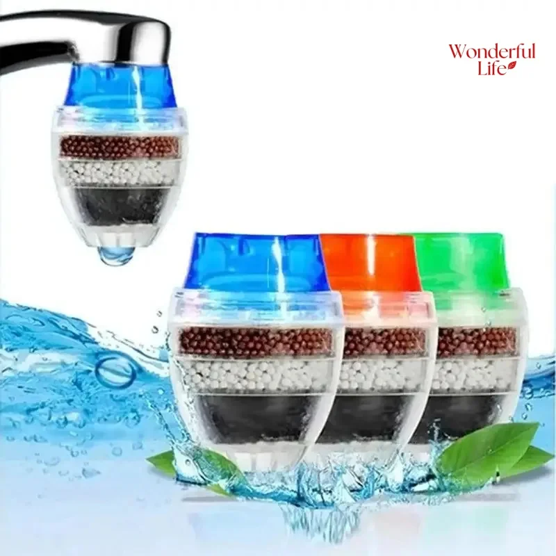 1Pcs Water Clean Purifier Filter Activated Carbon water Purifier Filtration Kitchen Faucet Tap Water Purifier Home Accessories