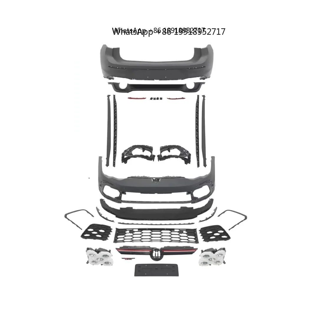 

Car Conversion Upgrade Facelift Front Bumper Retrofit Bodykit for 2022 Polo GTI Body Kit JJ532