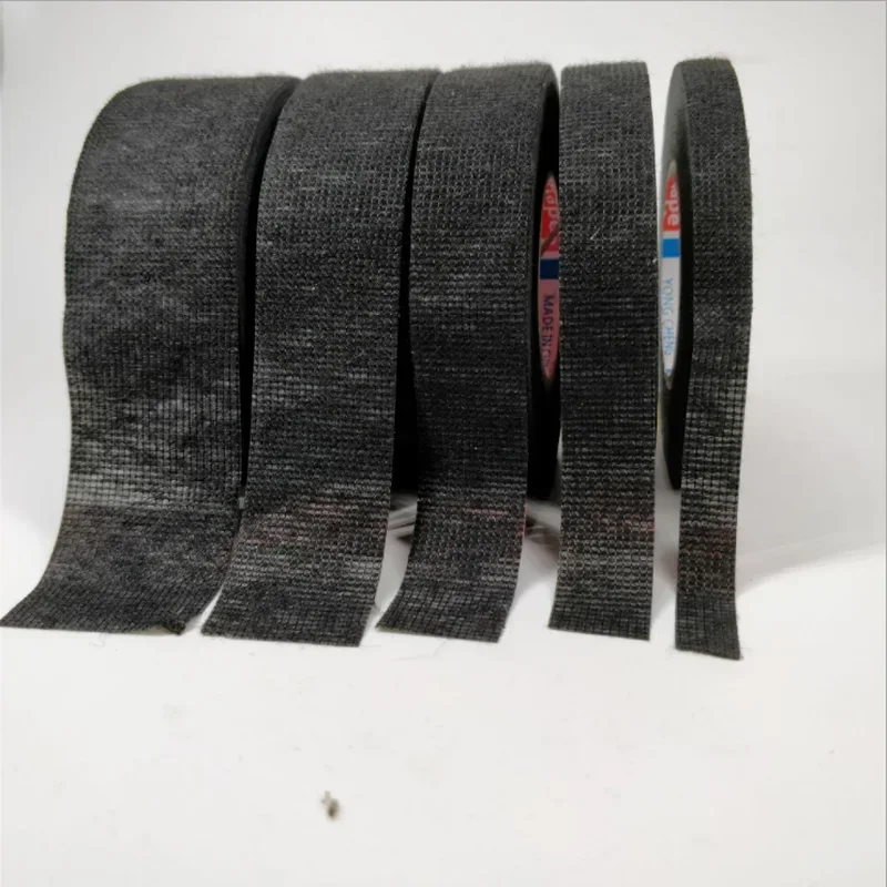 15/25M Heat Resistant Fire Retardant Tape Coroplast Adhesive Tape Material For Car Cable Wiring Loom Protection 9/15/19/25/32mm