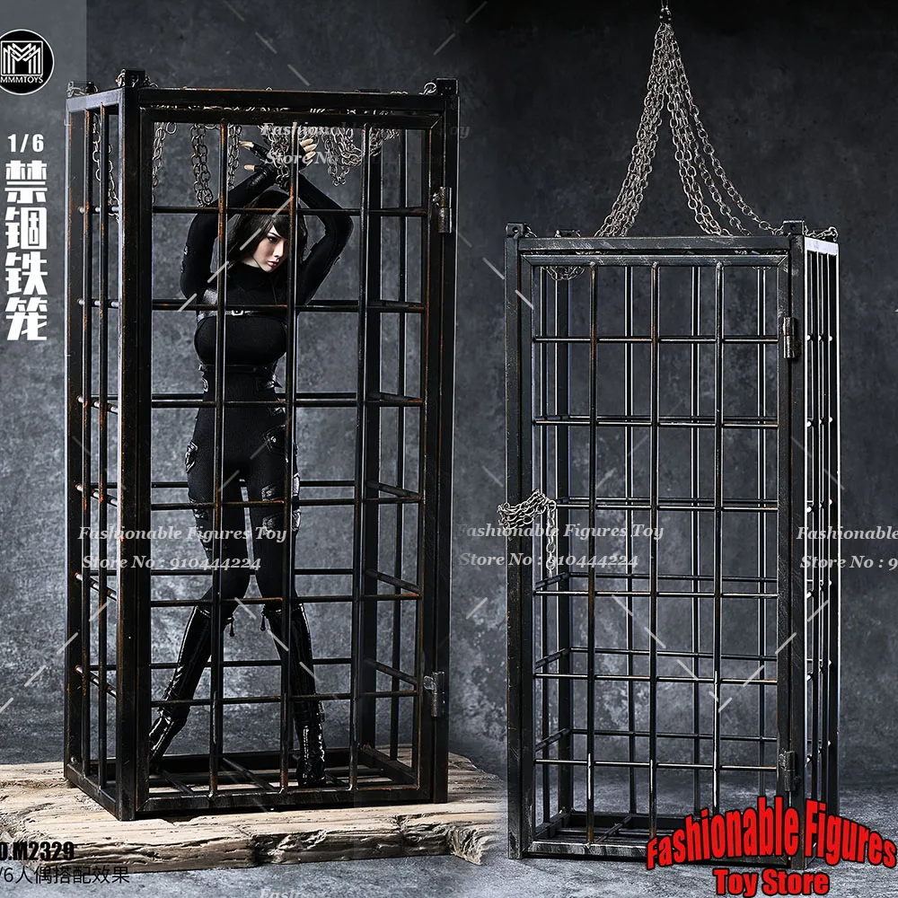 

MMMTOYS M2329 1/6 Scale Soldier Imprisonment Of Iron Cages Restraint Frames Bondage Handcuffs Iron Chains For 12" Action Figure