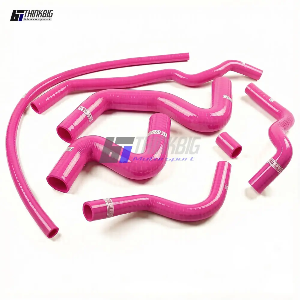 Silicone Radiator Hose Kit For 1998-2010 Peugeot 206 1.6L N6A 16V MANUAL (7Pieces)