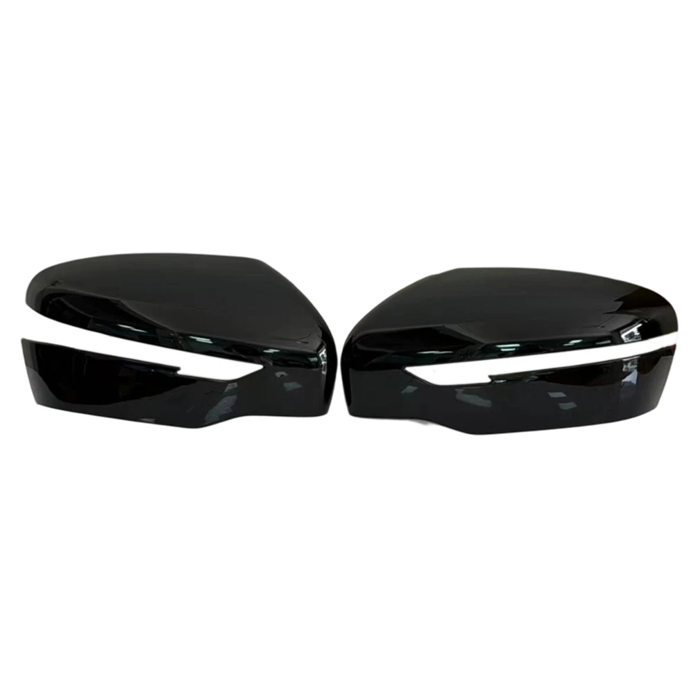 1Pair Car Exterior Mirror Cover Replacement For Nissan For Navara For D23 NP300 2015-2021 Car Exterior Mirror Cover