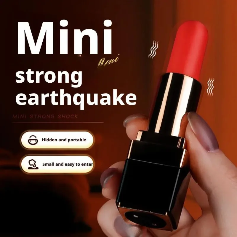 أحمر شفاه صغير هزاز قابلة للشحن المحمولة رصاصة هزاز G-نقطة تدليك محفز اللسان لعق البظر لعبة الجنس للنساء