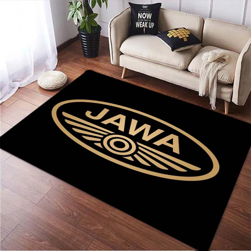 Java Motorcycle Icon Print Bedroom, Living Room, Square Carpet Floor Mat  carpets for living room rugs for bedroom carpet rug