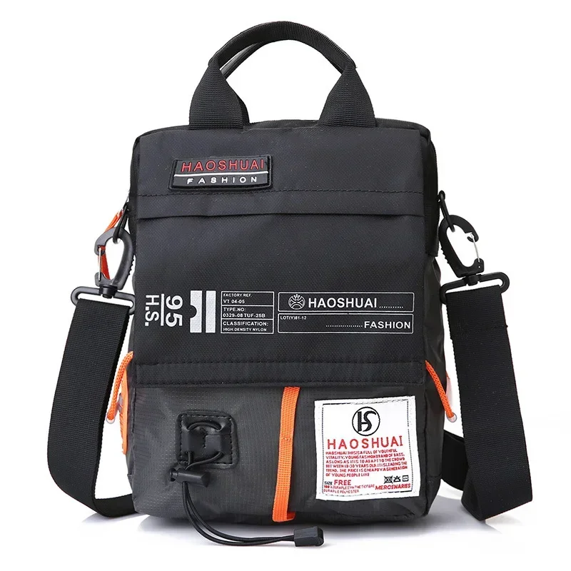 

New 2024 Shoulder Messenger Bag Casual Men's Bag Portable Briefcase Nylon Waterproof Outdoor Bag Man Messenger Trend Handbags