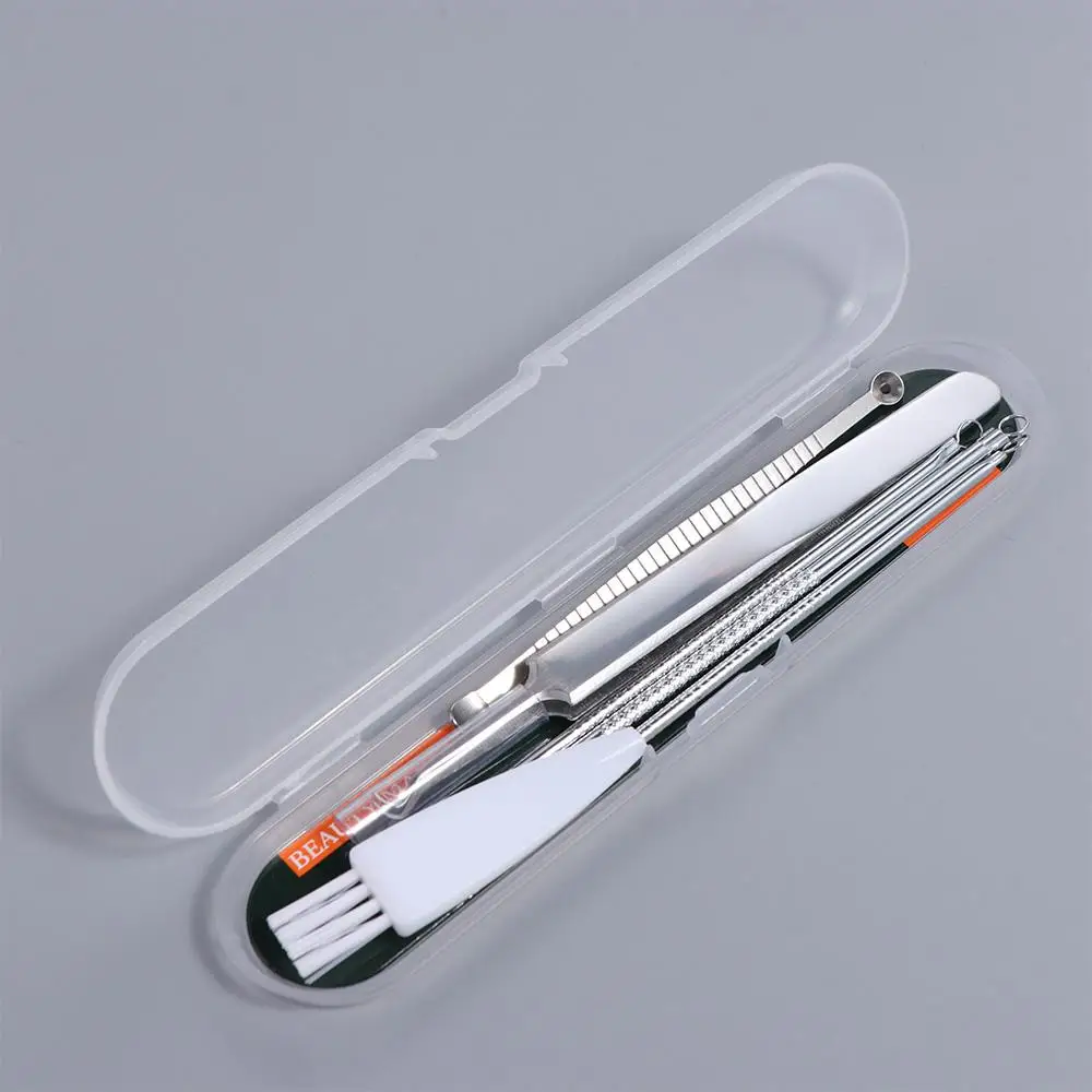 Pinzas para espinillas de células ultrafinas, pinzas para acné ligeras y ahorradoras de esfuerzo, Extractor de acné fácil de usar de acero inoxidable