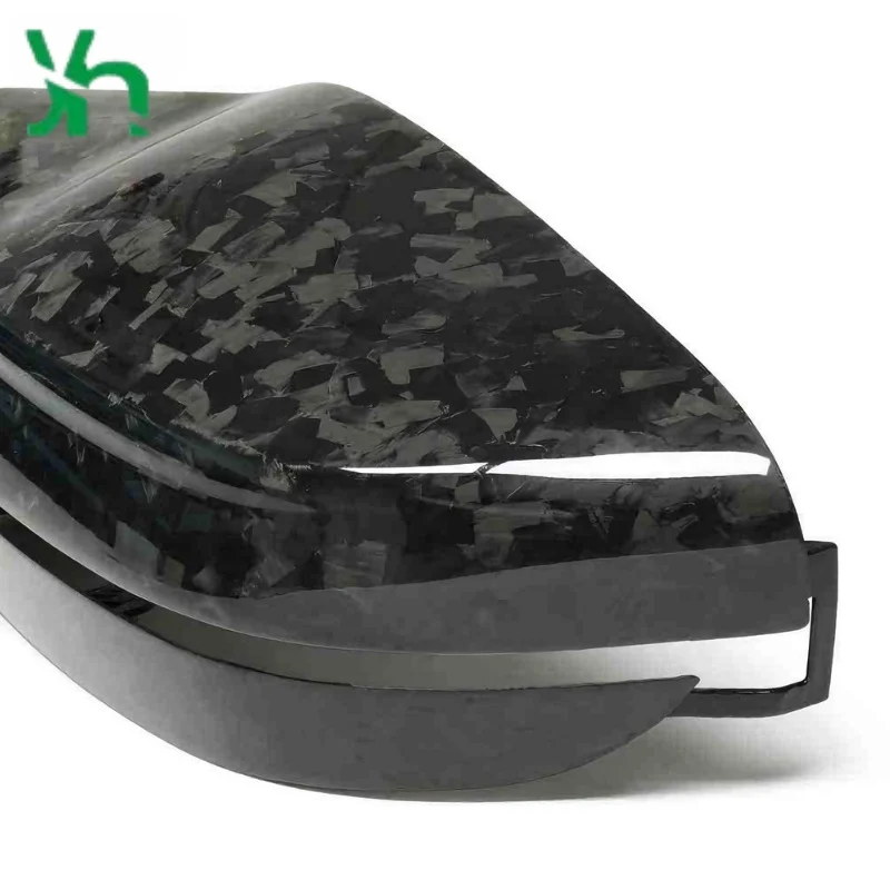 ل BMW G80 G82 G83 G87 G26 G42 I4 M2 M3 M4 2021-2024 RHD غطاء مرآة الكربون الأسود استبدال