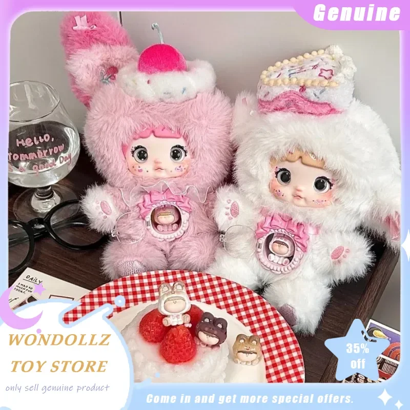 

Genuine Nommi One Bite Sweetheart Series Blind Box Kawaii Figure Vinyl Face Plush Doll Bag Pendant Collection Model Girls Gift