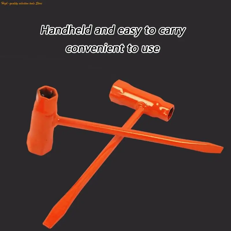 203F المحمولة T نوع مفتاح بانة مجموعة مفتاح ربط مع قبضة مريحة للمركبة سيارة دراجة نارية 13-19 مللي متر الشرر التوصيل استبدال