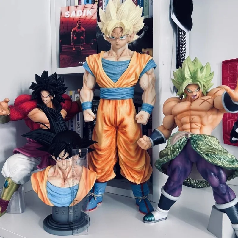 Action Figurine Dragon Ball Anime Figure Gk Infinite Initial Super Son Goku Pvc Desktop Decoration Ornament Model Statue Toys