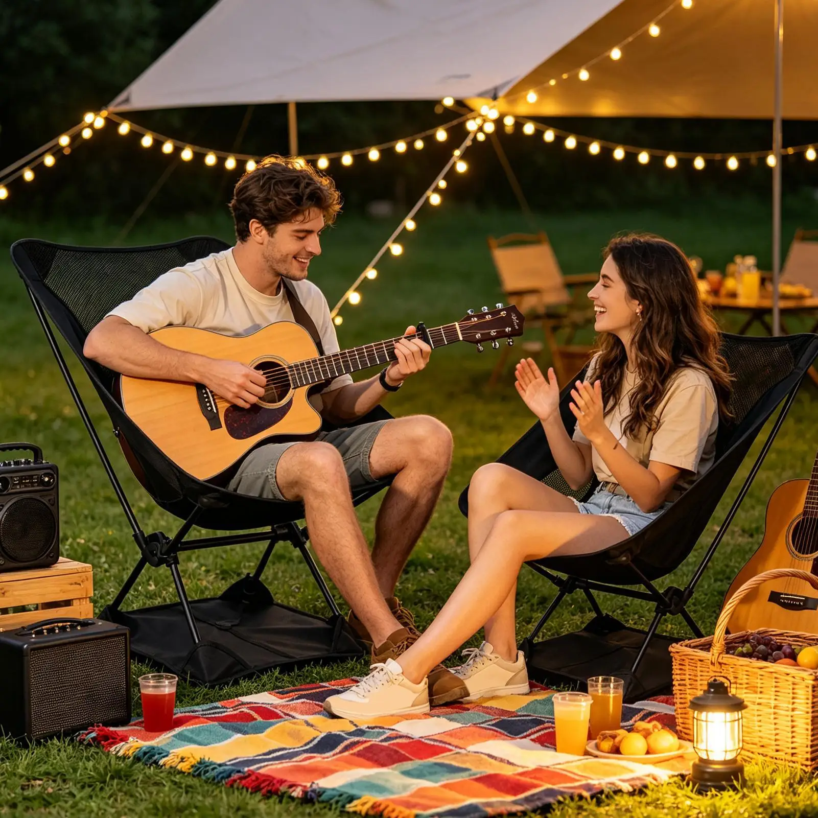 Folding Chair Anti Sinking Pad Anti-collapse Easy Setup Water Blocking Outdoor Chair Anti-Sink Pad For Garden Yard Picnic view 2