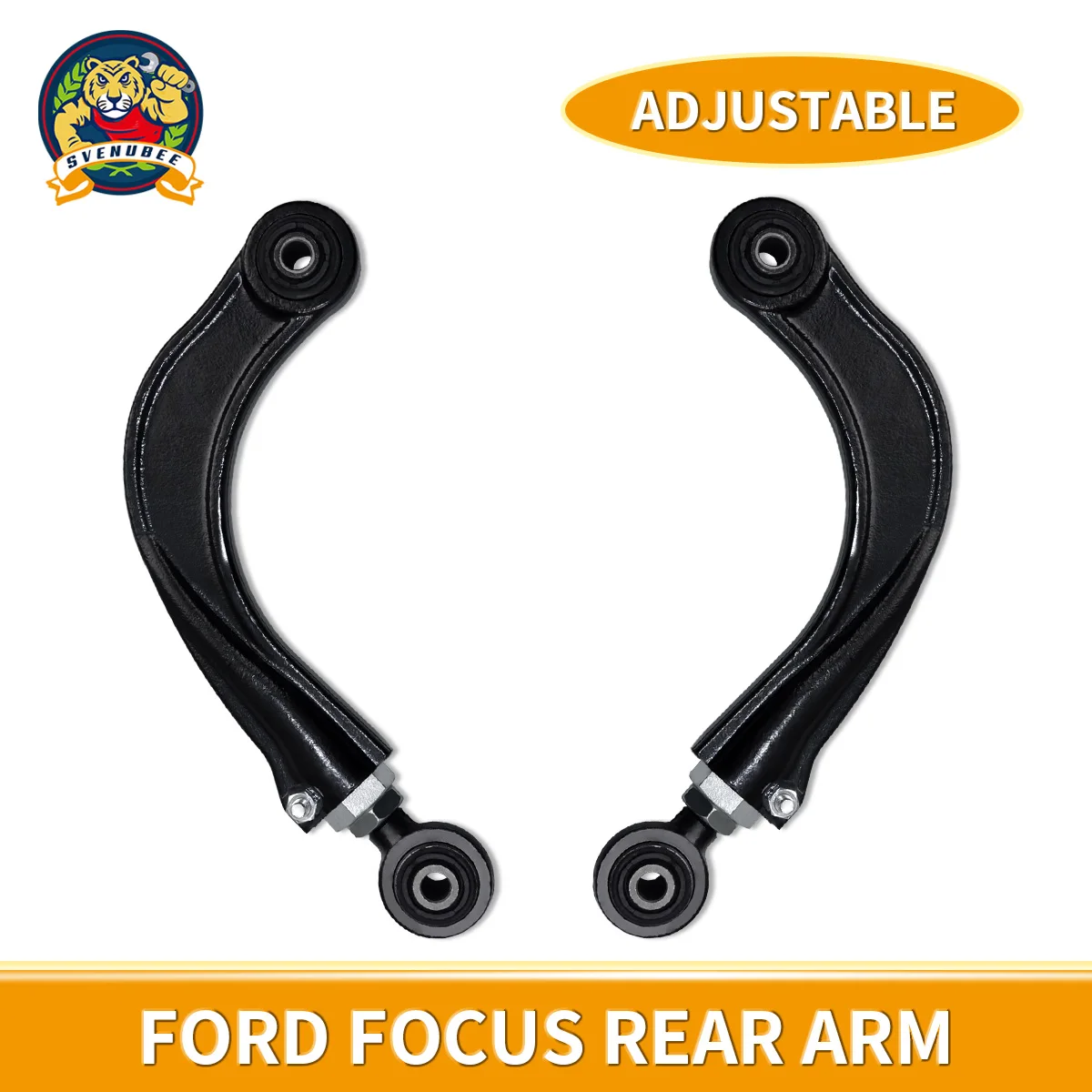 Svenubee Rear Upper Control Arms 2pcs Kit for Ford Focus Escape C-Max Mazda 5 Volvo C70 2000 2001 2002 2003 2004 2005 - 2018