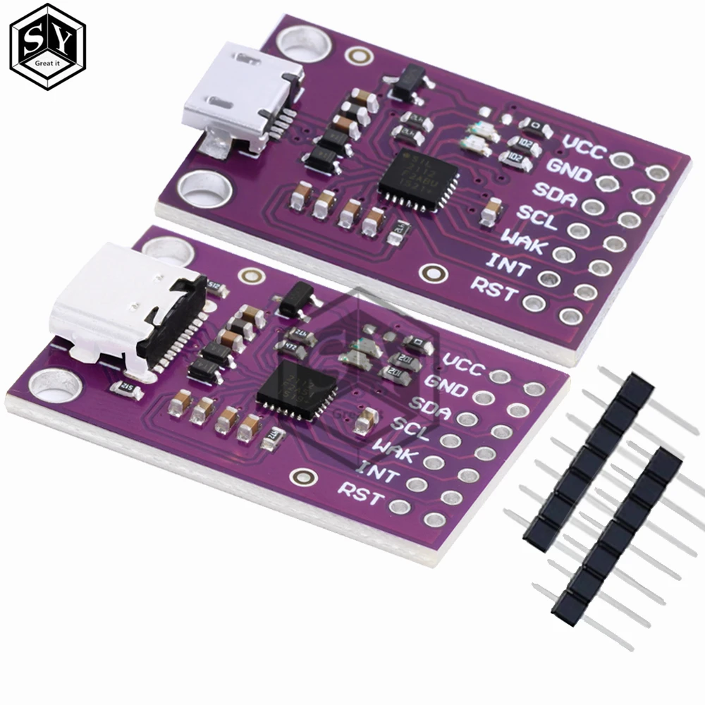 CP2112 Debug Board USB to SMBus I2C Communication Module 2.0 MicroUSB 2112 Evaluation Kit for CCS811 Sensor Module for arduino