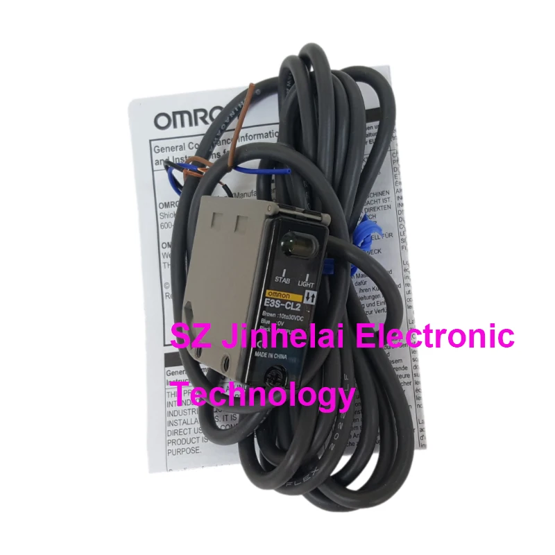 Imagem -03 - Sensor Fotoelétrico Interruptor de Detecção Estável Distância Ajustada Omron E3s-cl2 E3s-cl1 2m Original Novo