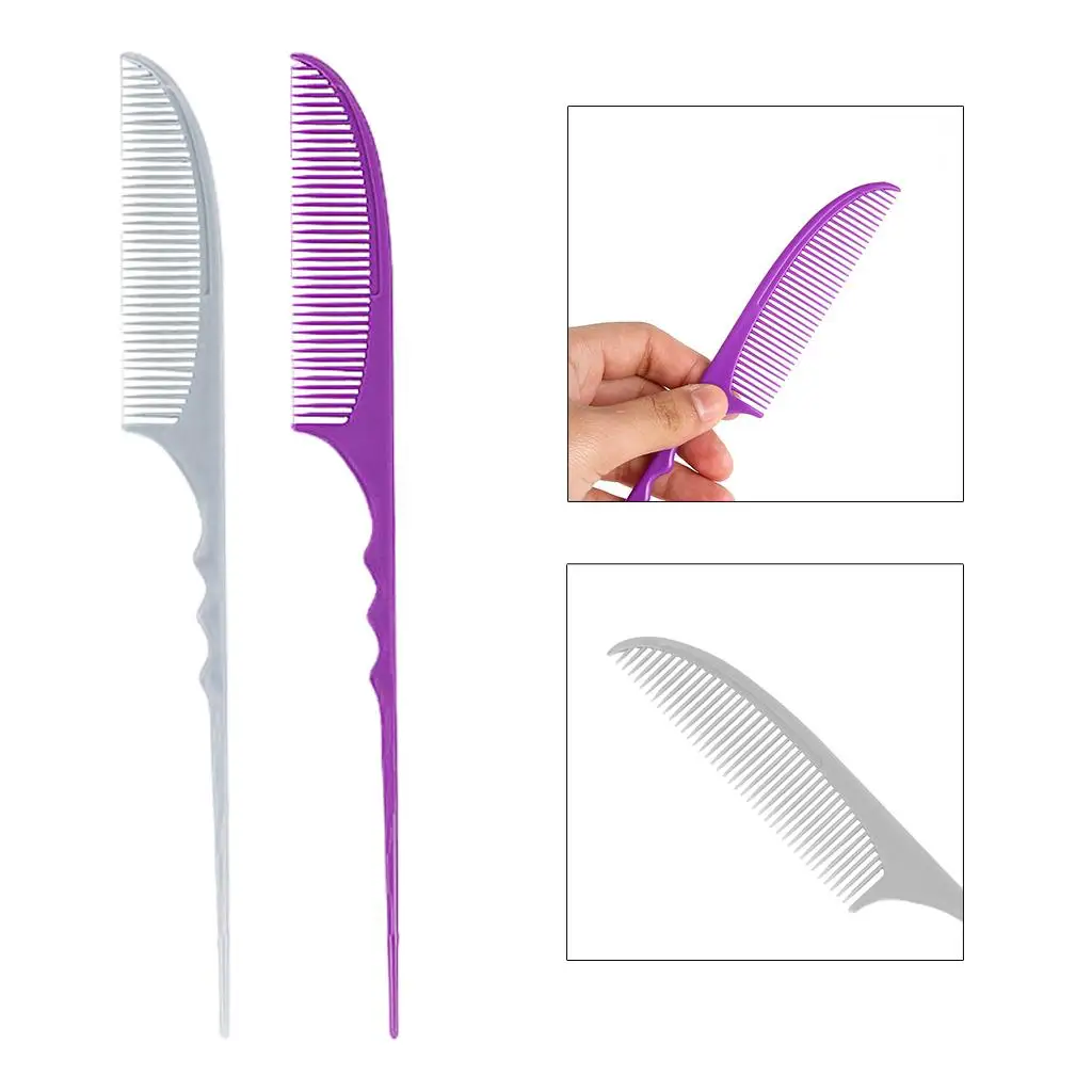 Tessitura evidenziazione Foiling pettine per capelli pettine, tessitura sezionamento pettine per la colorazione dei capelli, l'evidenziazione, la microtreccia e