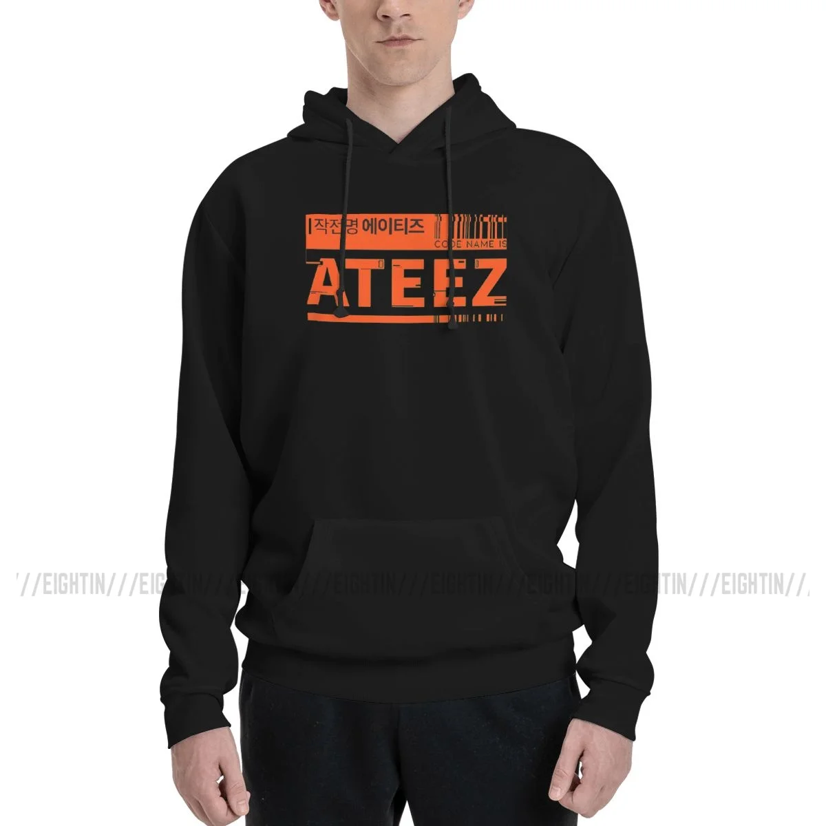 

Orange CODE A-Ateezed Hoodies Men's Women's Warm Sweatshirt Autumn Long Sleeve Pullovers