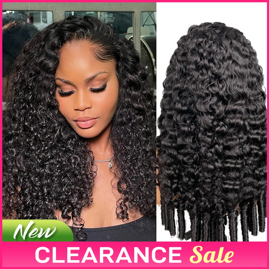 Парик ISEE HAIR 28 дюймов, бирманские кудри, 9x6, с Т-образной частью, многослойный боб-каре, без клея, 180% плотность, глубокая линия роста волос, кружевной парик, готовый к ношению, натуральный черный цвет