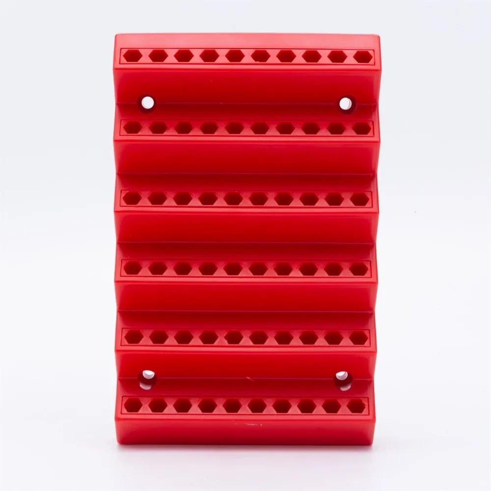 70 Slot Hex Bit Holder Organizer Drill Bit Storage Milling Cutter Drill Holder 1/4 Inch Hex Screwdriver Bit Organizer