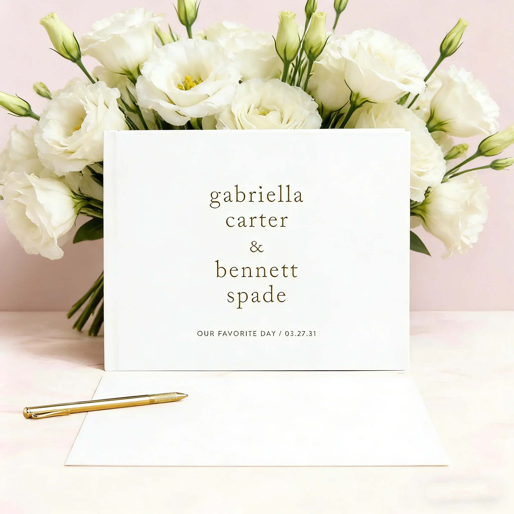 custom-foil-minimalist-wedding-guest-book-scholar-design-elegant-neutral-photo-booth-guest-album