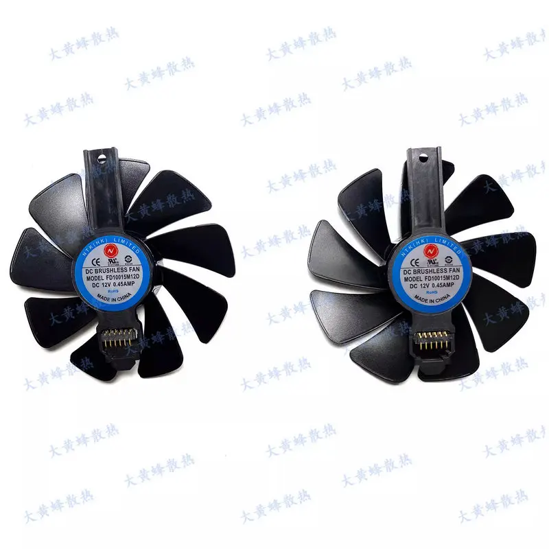 for Sapphire RX5500XT RX5600 5700XT PULSE BE Graphics Video Card Cooling Fan FD10015M12D