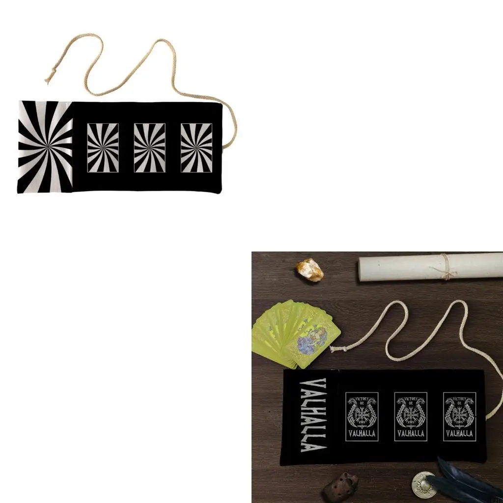 

Красочная сумка для карт Таро, дышащая полиэфирная ткань, складная для безопасной транспортировки карт