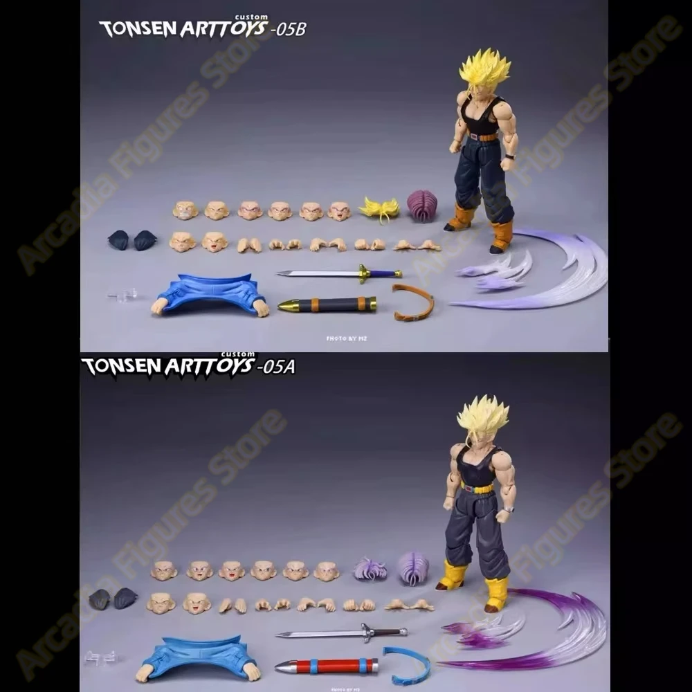 [In Stock] Tonsenarttoys Kamione Trunks 05a 05b Figure Dragon Ball Z Super Saiyan SSJ SSJ2 Trunks Anime Action Figures Model Toy view 4