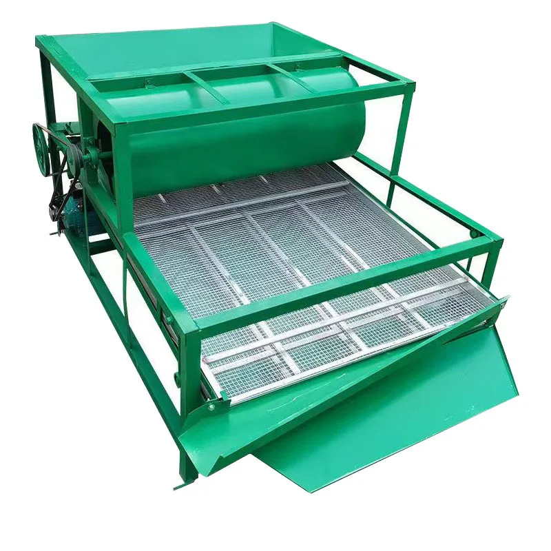 Grain Screening Machine Grain Seed Vibration Screen Wheat Seed Multifunctional Electric SieveGrain Impurity Removal AirSeparator