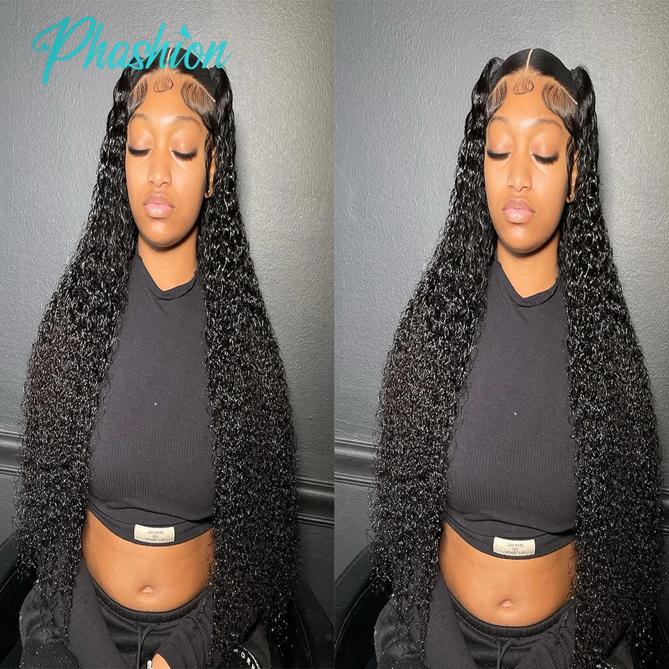 Phashion crépus bouclés cheveux humains paquets 1/3 pièces/lot 30 32 pouces 100% Remy Extensions de cheveux pour les femmes noires tissage brésilien en vente