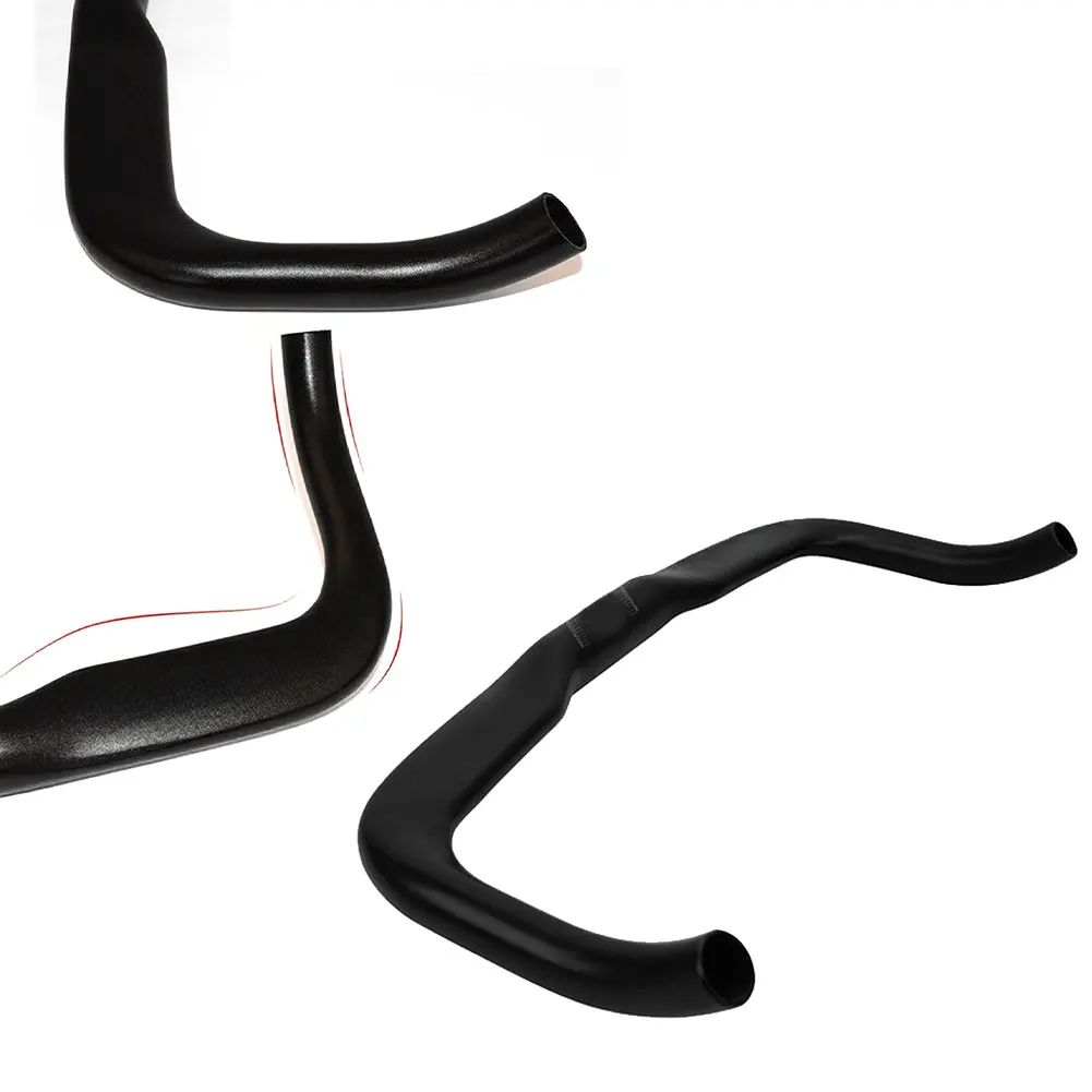

For TT and Road Bike Fixed Handlebar 31.8 x 400mm Aluminum Alloy MaFor TTe Anodized Lightweight Ergonomic Shape