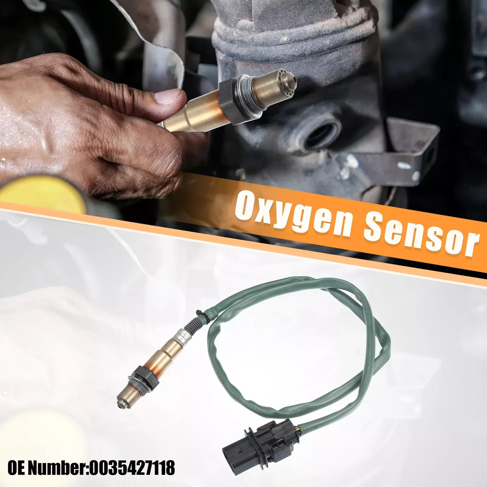 Car Air Fuel Ratio Oxygen Sensor 0035427118 fit for Mercedes-Benz C230 CLK350 E350 E550 SLK300 07-15 A0035427118 FREE SHIPPING!!