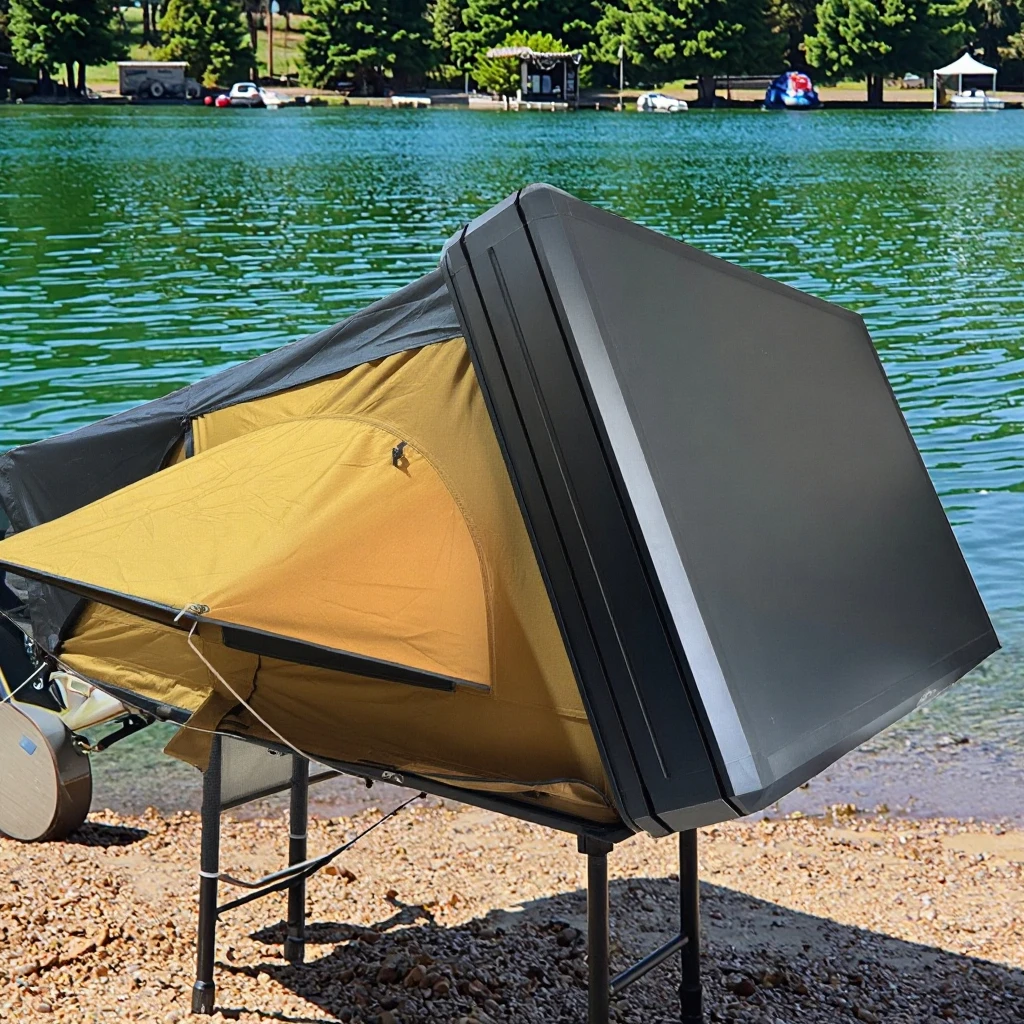 

WJW DZ Advanced Customization Customized New Design Outdoor Camping Off-road Roof Air Beam Trailer Roof Tent Car Top Roof Tent f