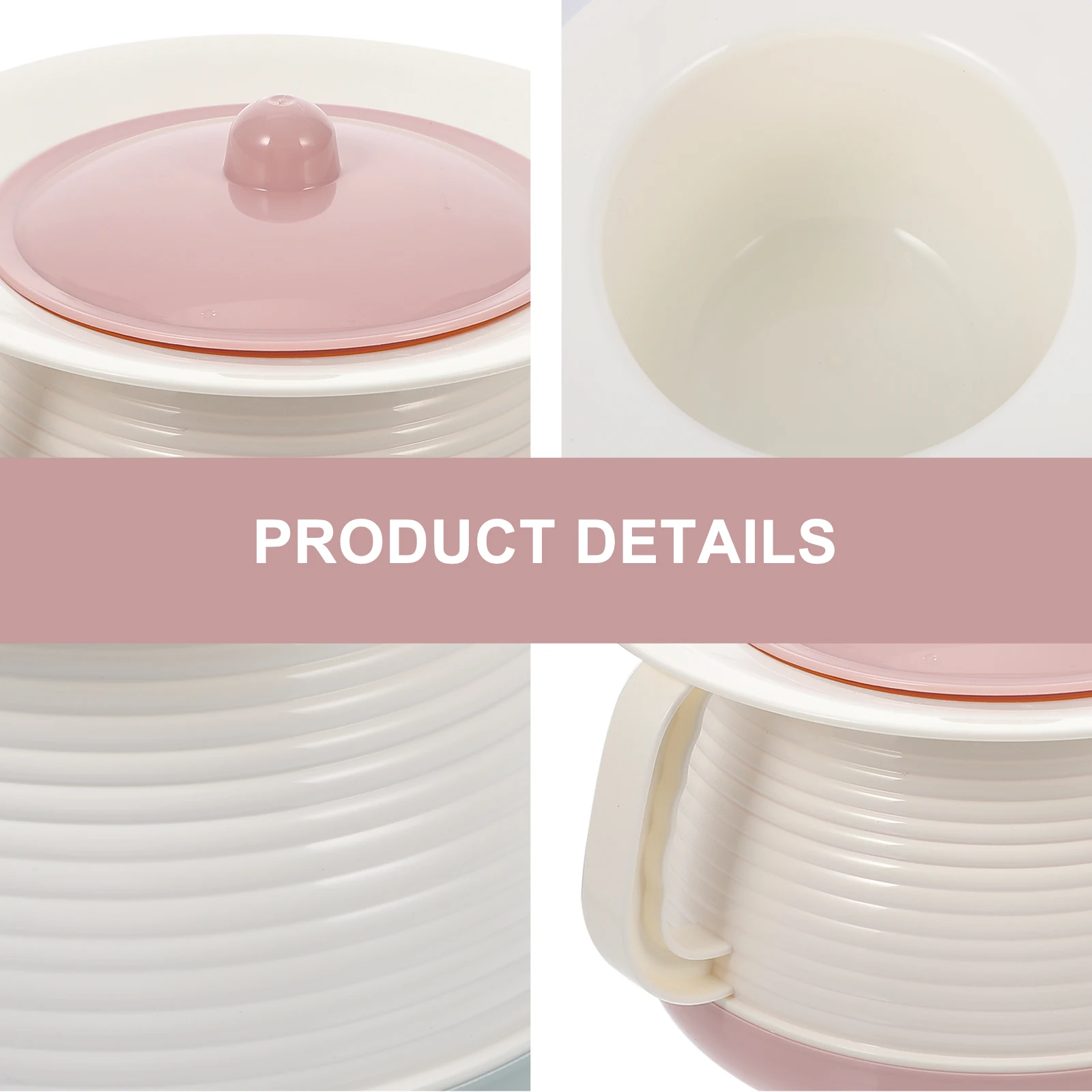 

1pc Thickened Elderly Spittoon Handheld Adult Cover Portable Chamber Pot Plastic Child Urine Bucket with Lid Home Use