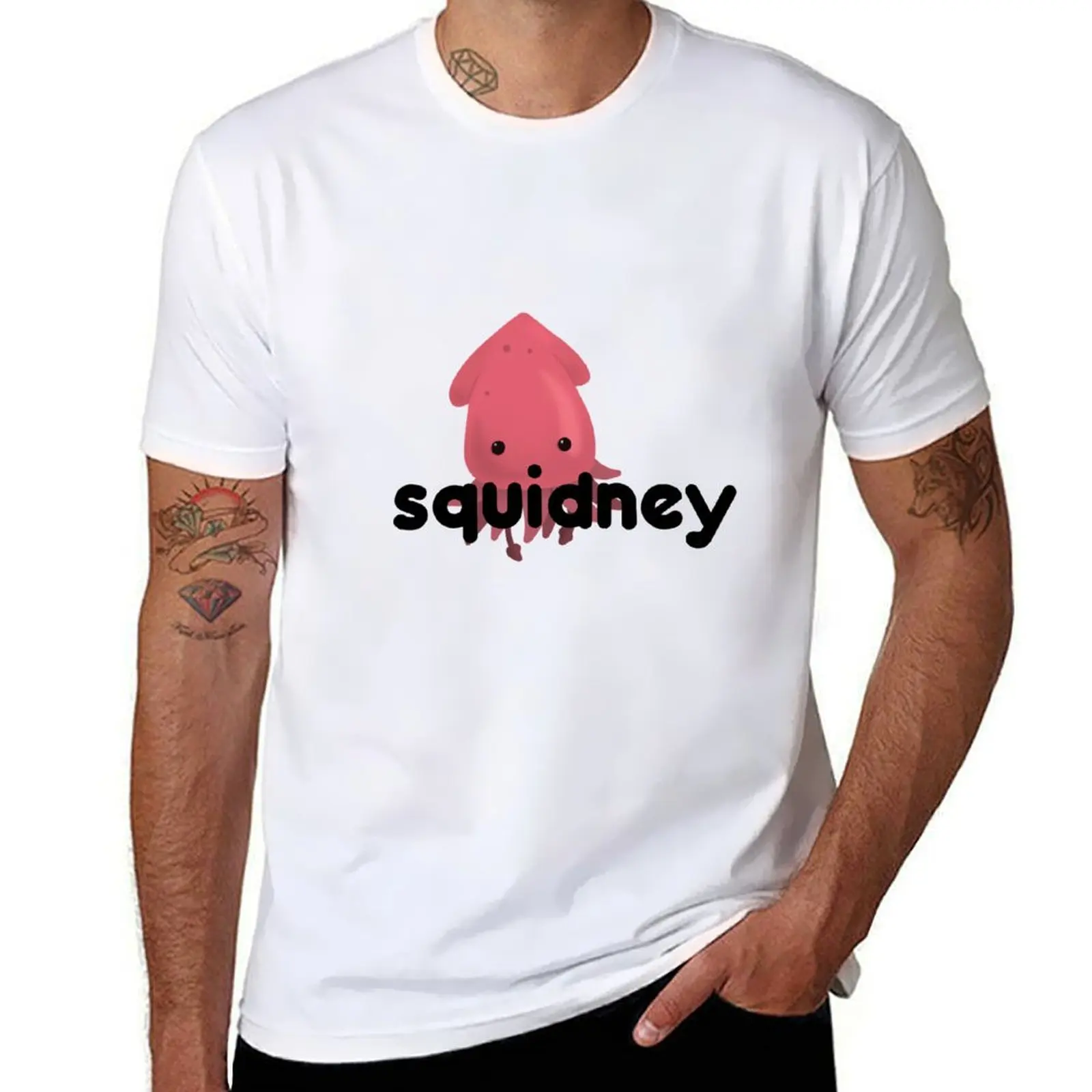 

Squidney- Design 1 T-Shirt t shirts for man cotton funny t shirt personalised T-Shirt