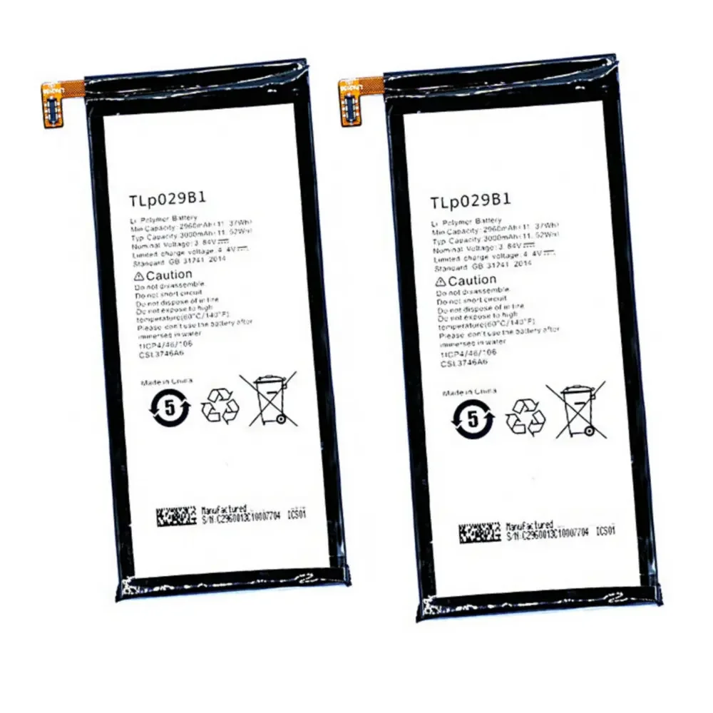 Аккумулятор TLP029B1 TLP029B2 3000 мАч 3,84 Вт-ч 5095 в для Alcatel Touch Pop 4S 5095 5095B 5095I K 5095L onetouch