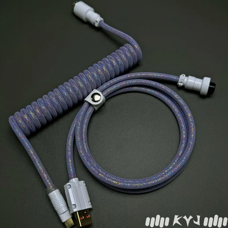8K Polling GX16 Aviation Keyboard Cable USB-A to Type-C