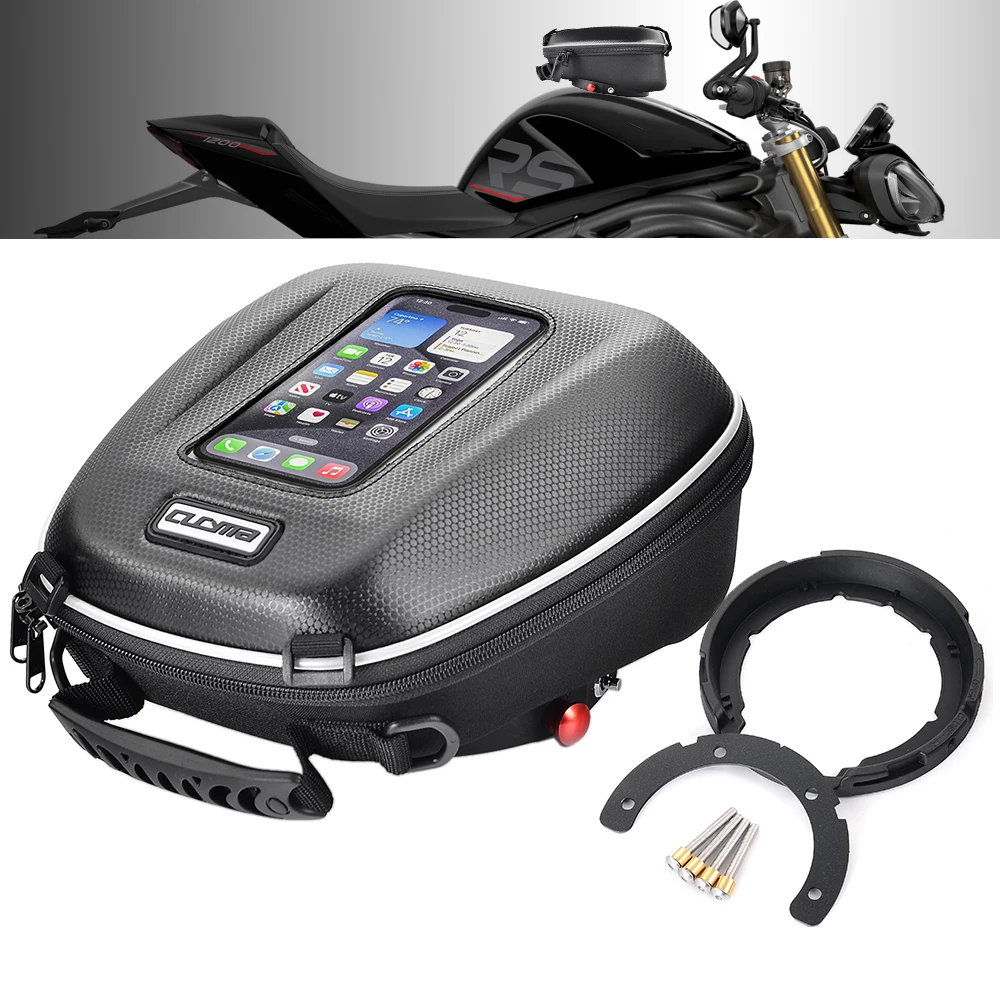 

Tank Bag for Speed Triple 1200 RS RR Tiger 1200 GT / GT Pro 22-25 Motorcycle Waterproof Racing Bags Quick Lock Travel Bags