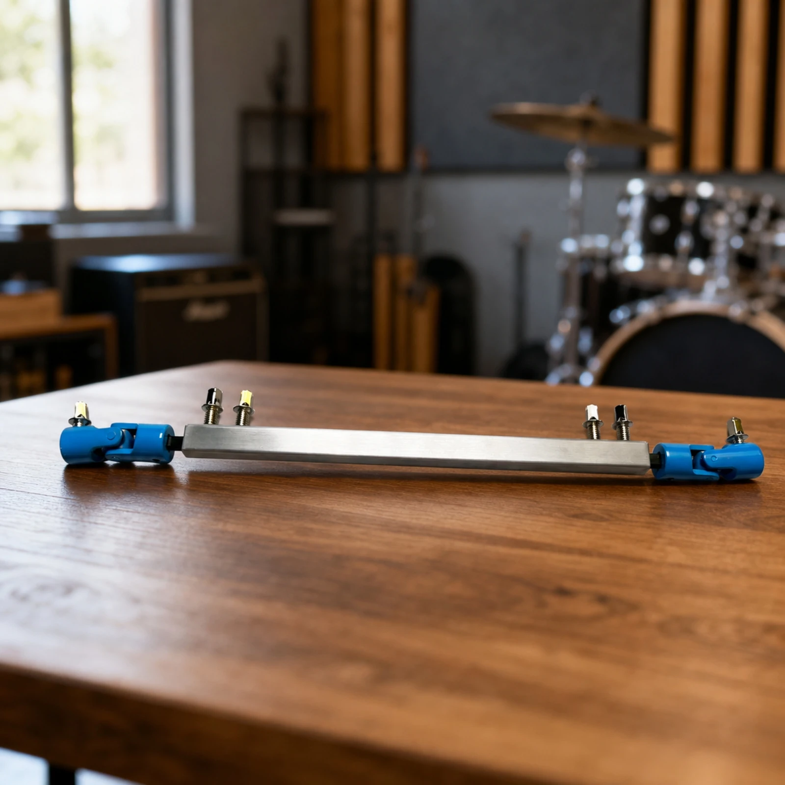 Drum Pedal Connecting Rod Lightweight Double Bass Drum Pedal Drive Shaft Smooth Rotation High Strength for Drummers, Stage