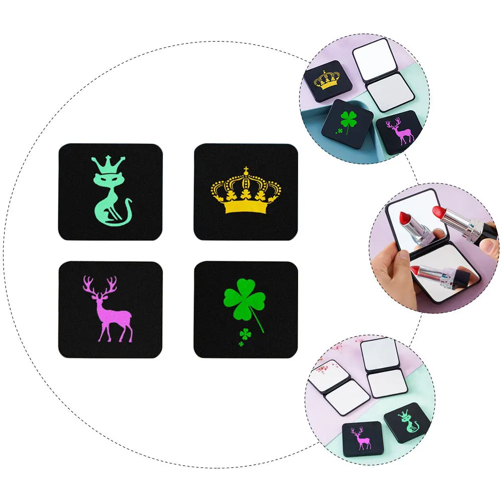 

4 Pcs Accessories for Compact Make-up Mirror Mini Small Pocket Women Makeup