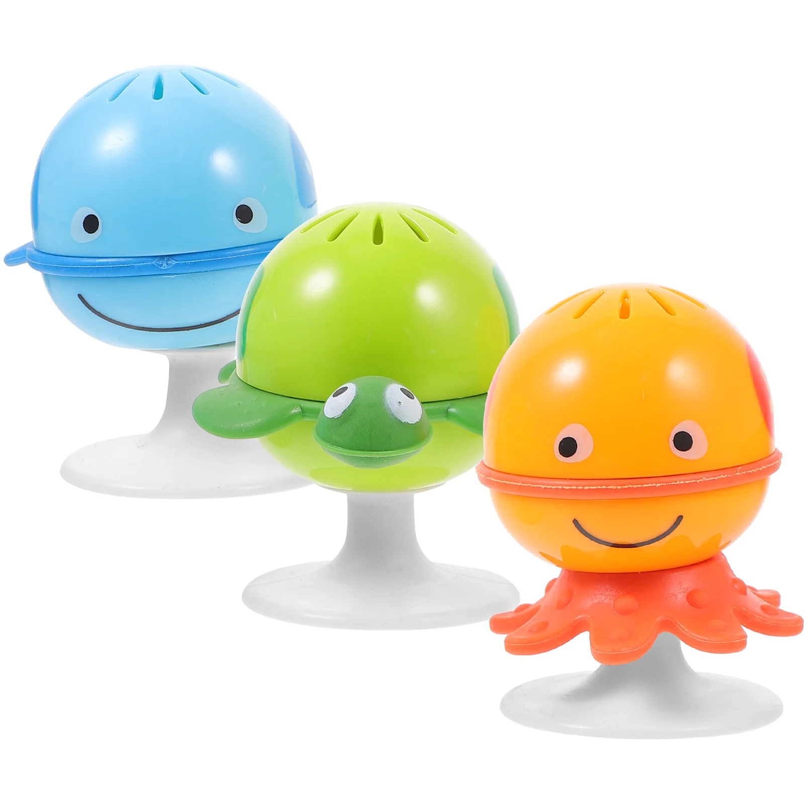 

3 Pcs Rattle The Bell with Sucker Toys Ocean Noise Maker Infant Plaything Abs Baby Feeding