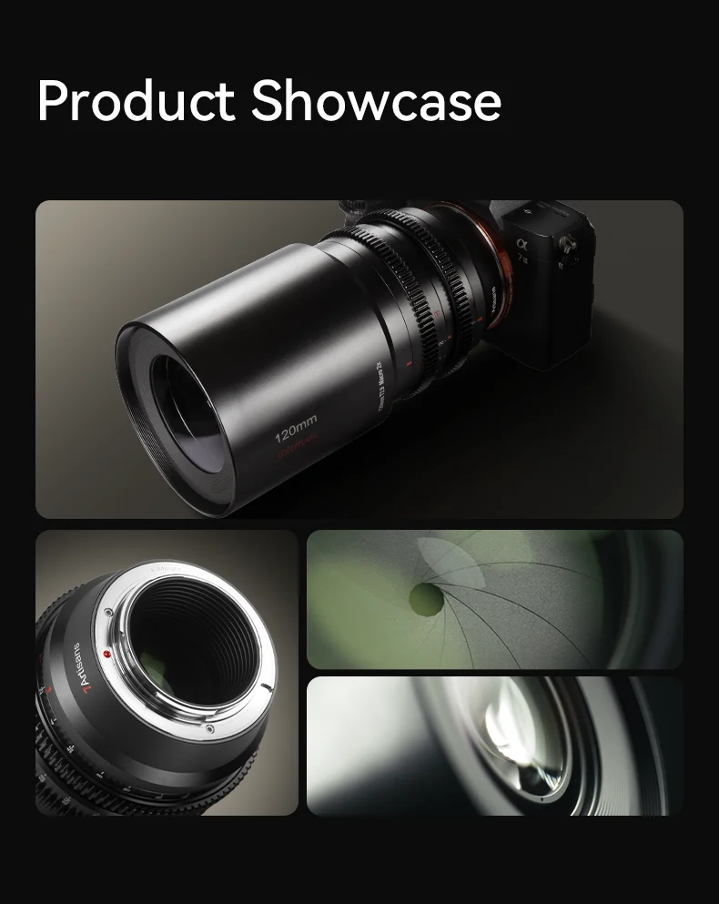 7artisans 120 مللي متر T2.9 ماكرو 2X الطيف سلسلة رئيس سينما عدسة لكانون RF R6 الأحمر سوني E A7m4 FX3 لايكا SL سيجما FP نيكون Z9