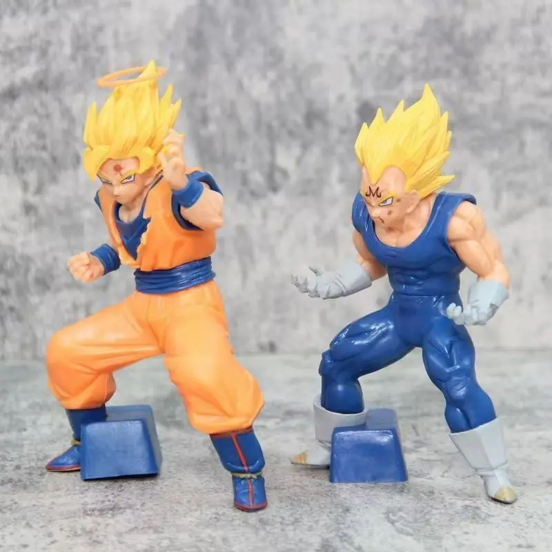 Dragon Ball Super Saiyan Demon Bejita And Aperture Wukong Competitors Anime Model Handmade Car Desktop Decoration Friend'S Gift