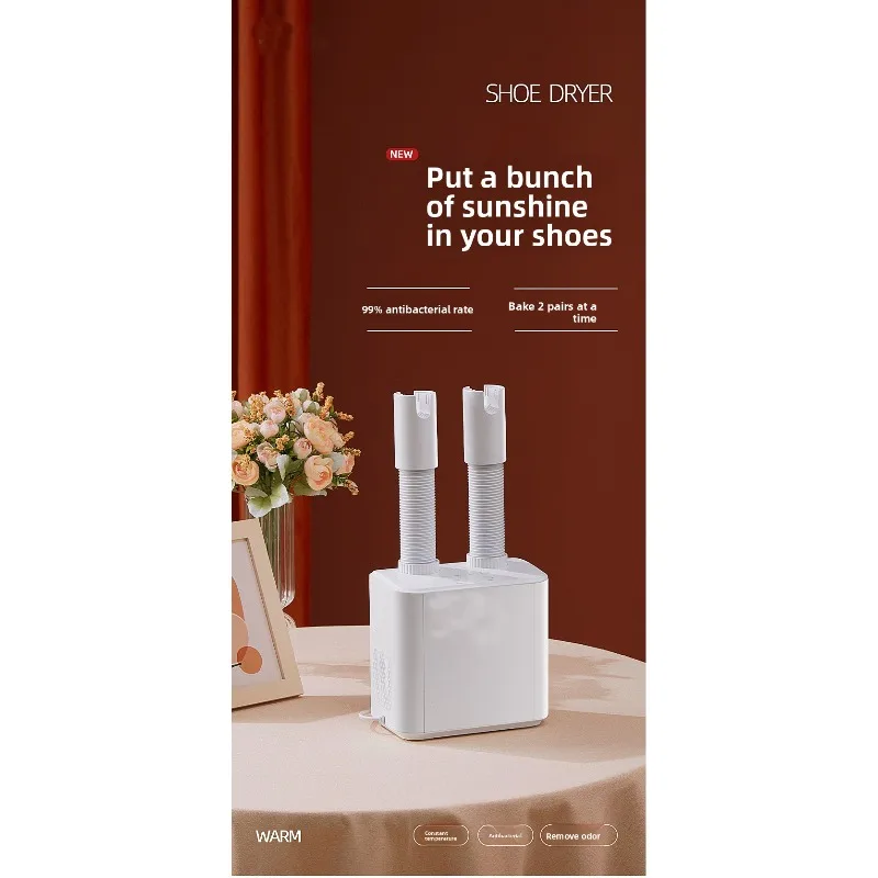 Shoe Dryer Machine Boot Dryer Gloves Heater Adjustable Length Dehumidifier Quick Drying System Footwear Garment Dryer Travel