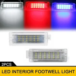 2Pcs LED Interior Footwell Courtesy Lights For BMW I3 I01 Z4 E89 E85 E86 X6 F16 F86 E71 E72 X5 F15 F85 E70 X4 F26 X3 F25 X3 E83