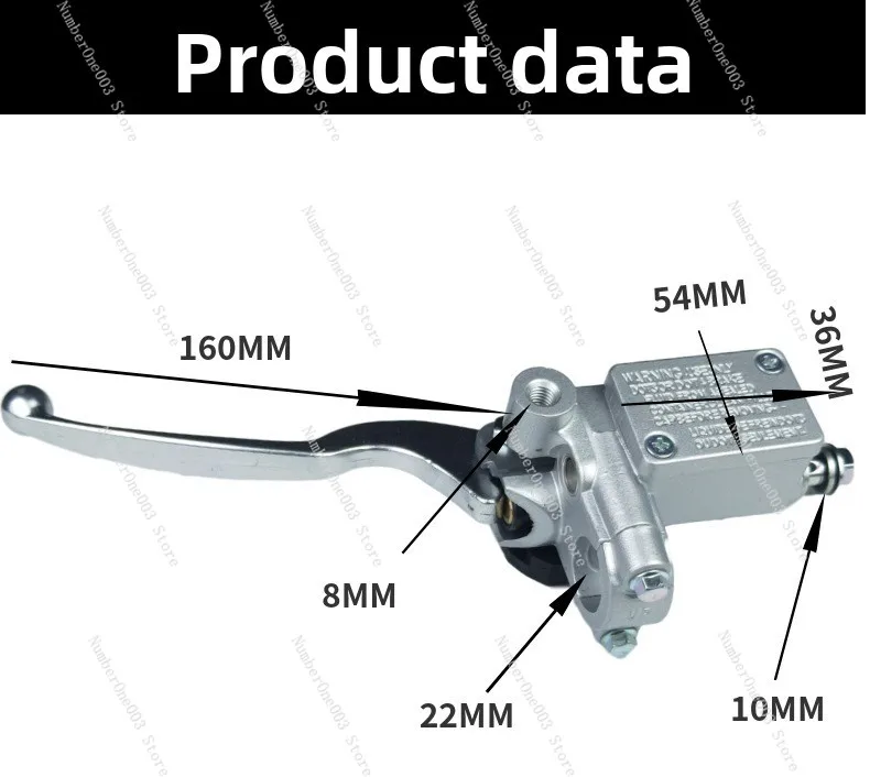 

Universal Motorcycle Hydraulic Clutch Conversion Kit Easy-Pull Lever for CF Moto Benelli Ninja Suzuki